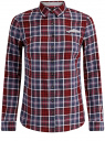 Рубашка принтованная хлопковая oodji для женщины (красный), 11406019/43593/4979C