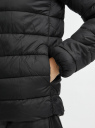 Куртка утепленная с высоким воротом oodji для Женщина (черный), 10203100/33445/2900N