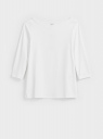Футболка базовая с рукавом 3/4 oodji для Женщины (белый) Футболка базовая с рукавом 3/4 oodji для Женщины (белый), 24211001-5B/45297/1000N