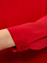 Блузка вискозная базовая oodji для Женщина (красный), 11411135B/14897/4501N