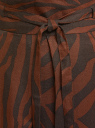 Юбка макси из смесовой ткани oodji для Женщины (коричневый), 21600310/50954/3937A