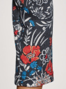 Платье трикотажное с вырезом-капелькой на спине oodji для женщины (черный), 24001070-5/15640/2945F