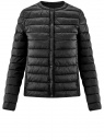 Куртка стеганая с круглым вырезом oodji для Женщины (черный), 10204040B/45638/2900N