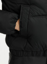 Куртка утепленная с высоким воротом oodji для Женщины (черный), 10203083-2/45928/2900N
