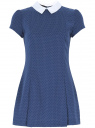Платье женское oodji для женщины (синий), 11902153/45079/7512D
